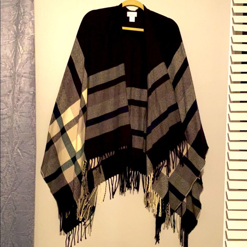 Fringe poncho